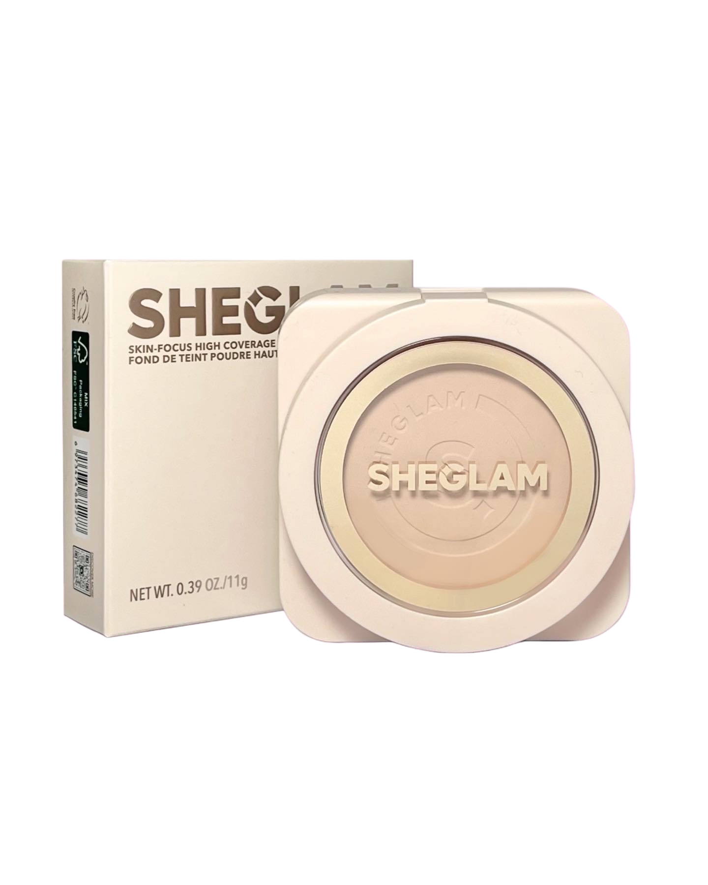 پنکیک فول کاور شیگلم مدل Skin Focus High Coverage وزن 11 گرم