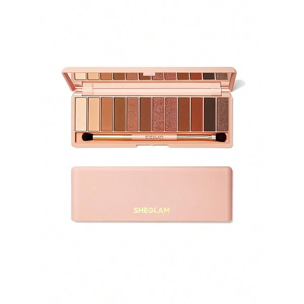 پالت سایه چشم 12 رنگ شیگلم مدل Nude Spectrum